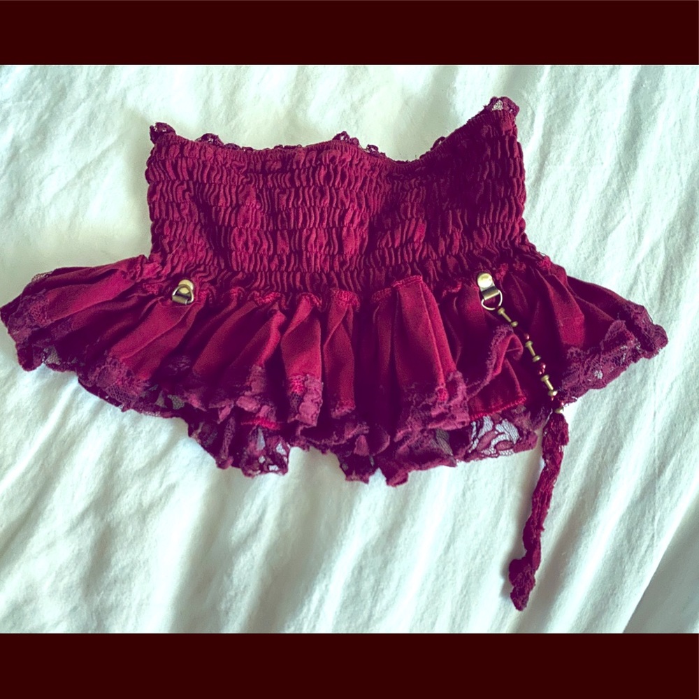 Festival Fairy Rave Scrunch Micro Skirt